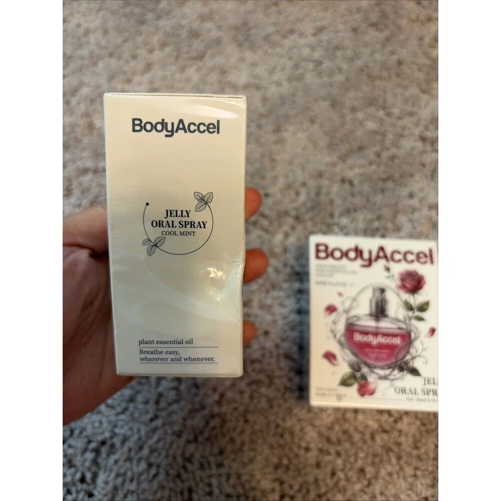 BodyAccel Jelly Mouth Freshener Cool Mint & Rose Flavor- Bundle x2